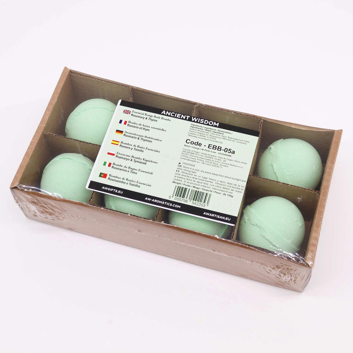 Essential Oil Bath Bomb - Rosemary & Thyme