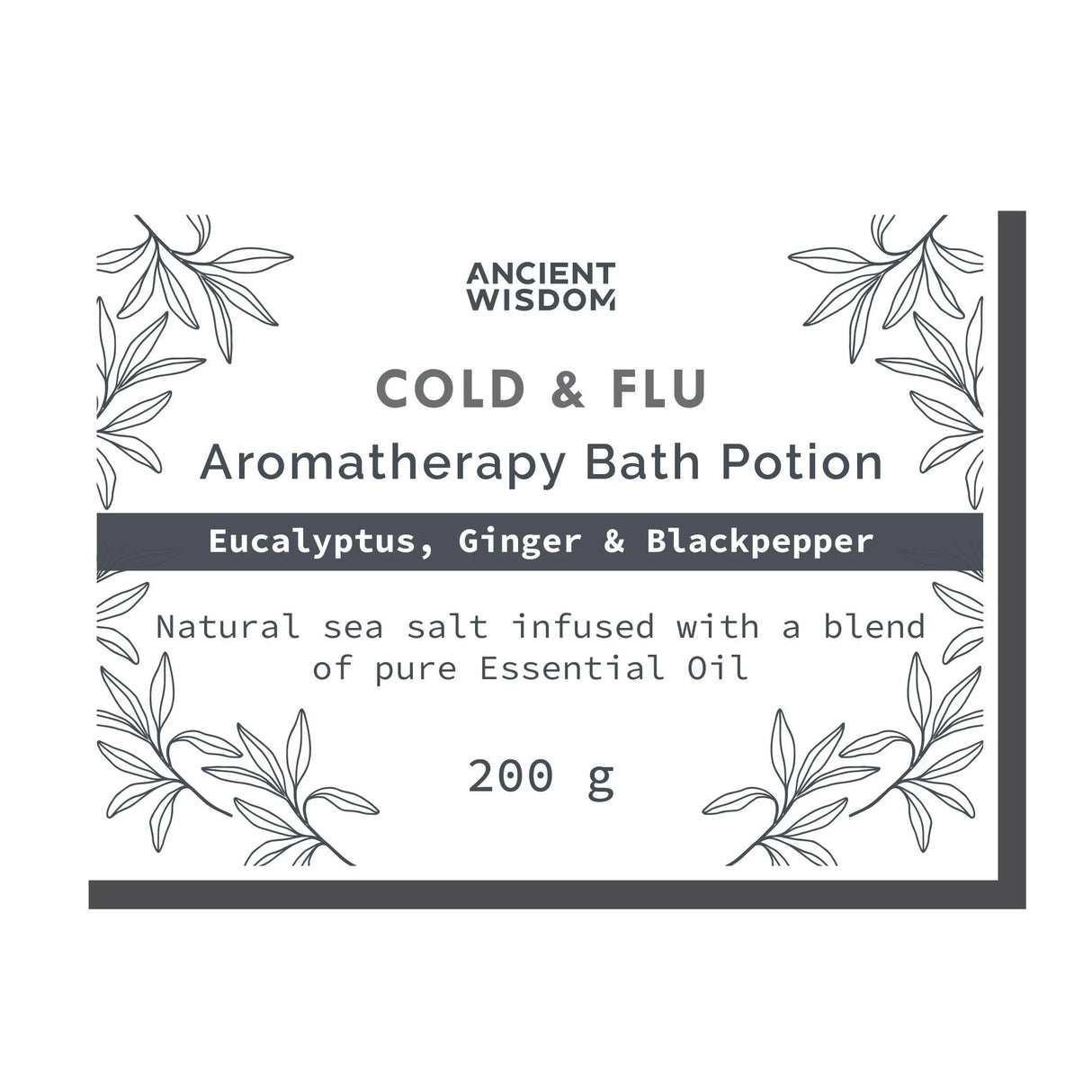 Bag Labels for Colds & Flu (4 sheets of 18)