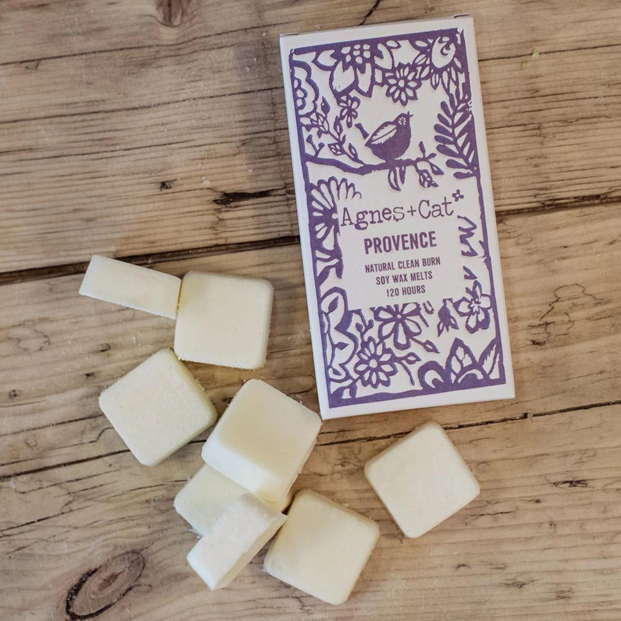 Agnes + Cat Box of 8 Wax Melts - Provence
