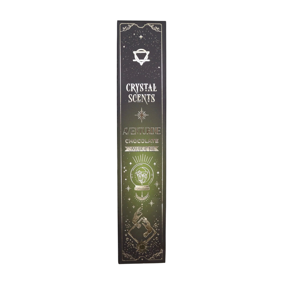 Aventurine Crystal Scents Smudge Incense - Chocolate