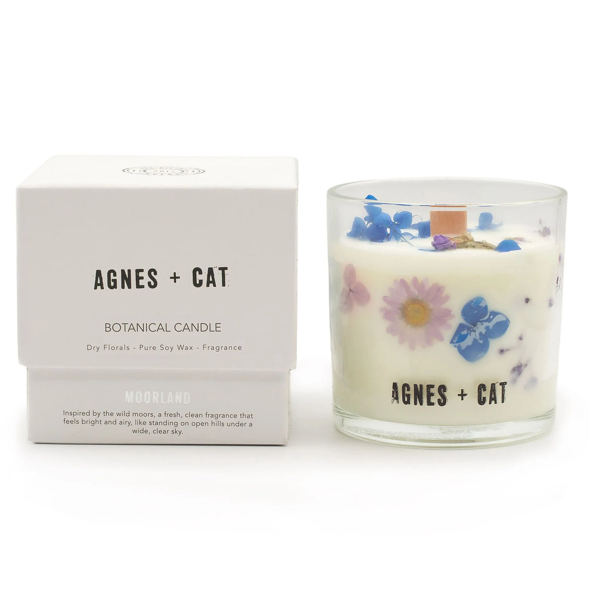 Agnes + Cat Botanical Soy Wax Candle - Moorland