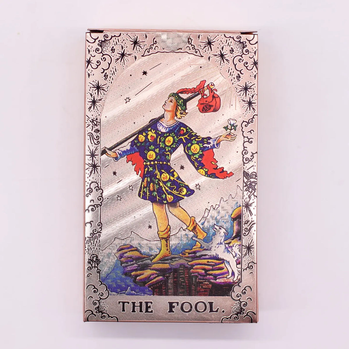 Rose Gold Foil Tarot Card Set - Moon Phase - with booklet