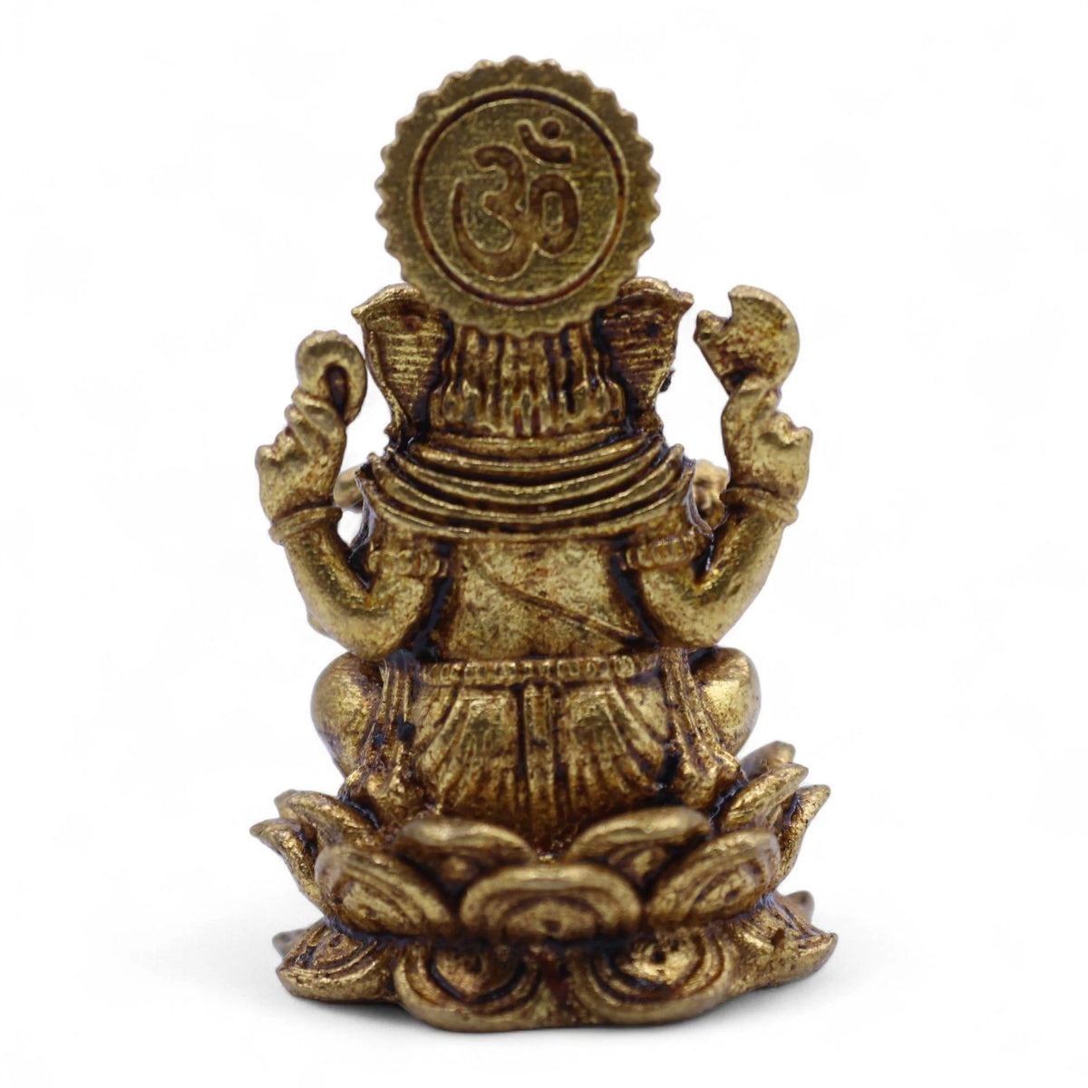 Brass Miniature Gods - Ganesha (12gms) - 30mm