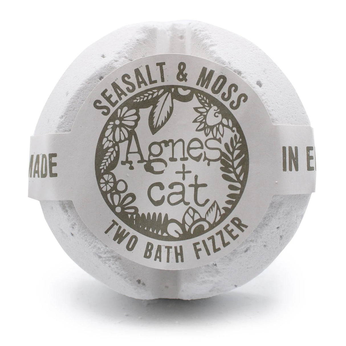 Agnes + Cat Bath Fizzer - Seasalt and Moss