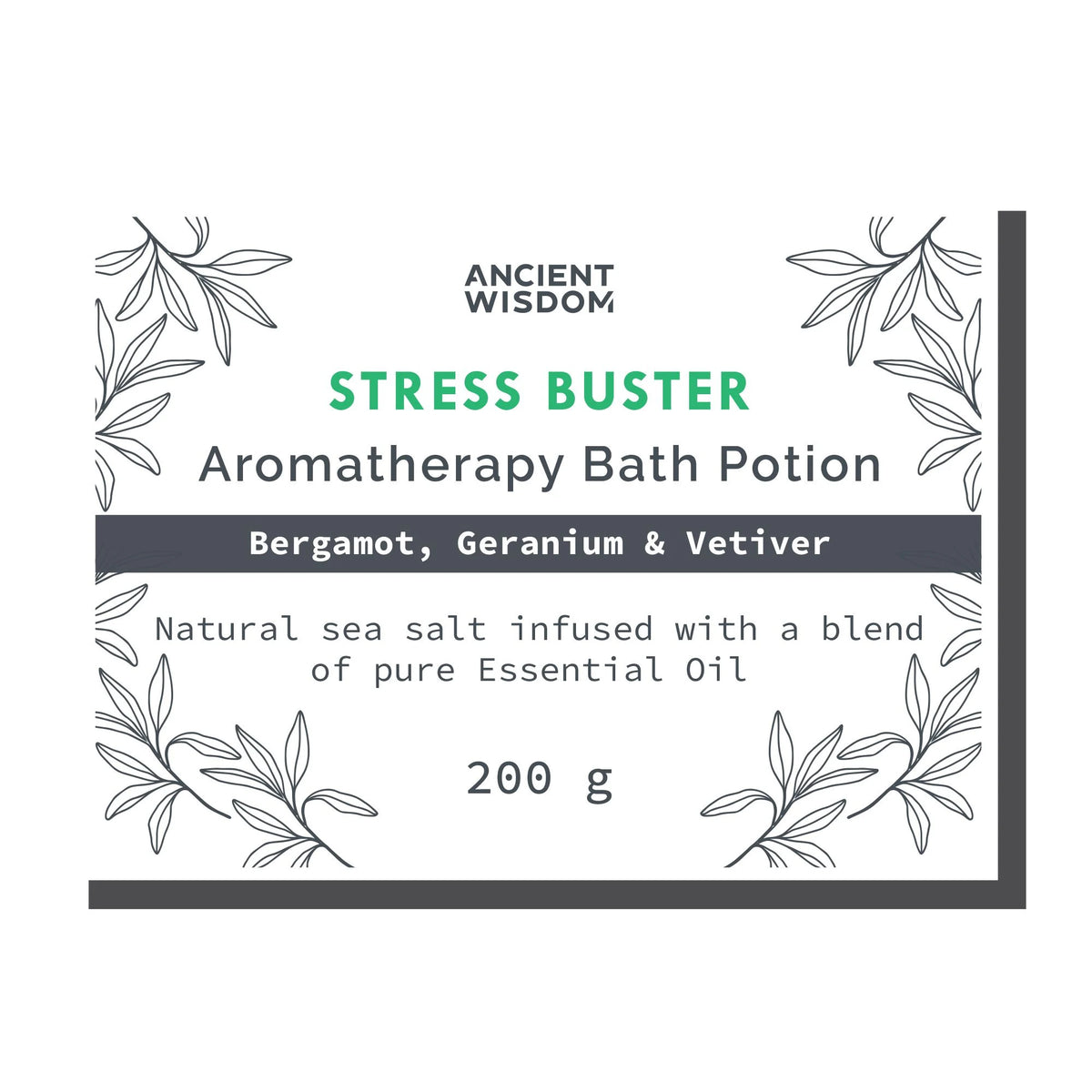 Bag Labels for Stress Buster (4 sheets of 18)