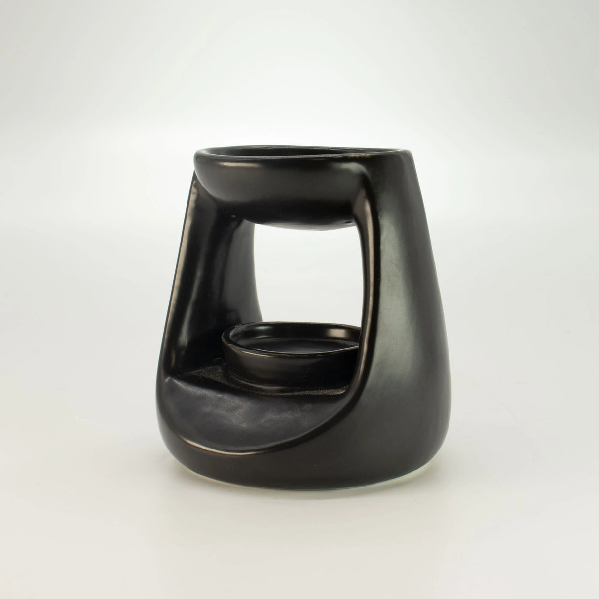 Ceramic Zen Oil Burner - Small Classic - Matt Black