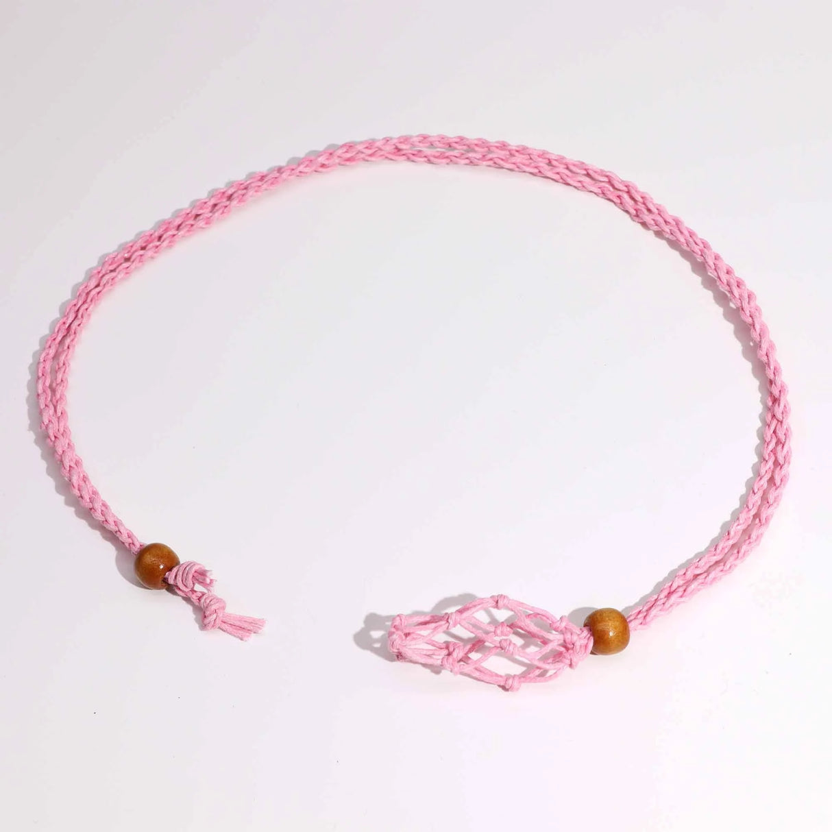 Gemstone Necklace Cord - Pink