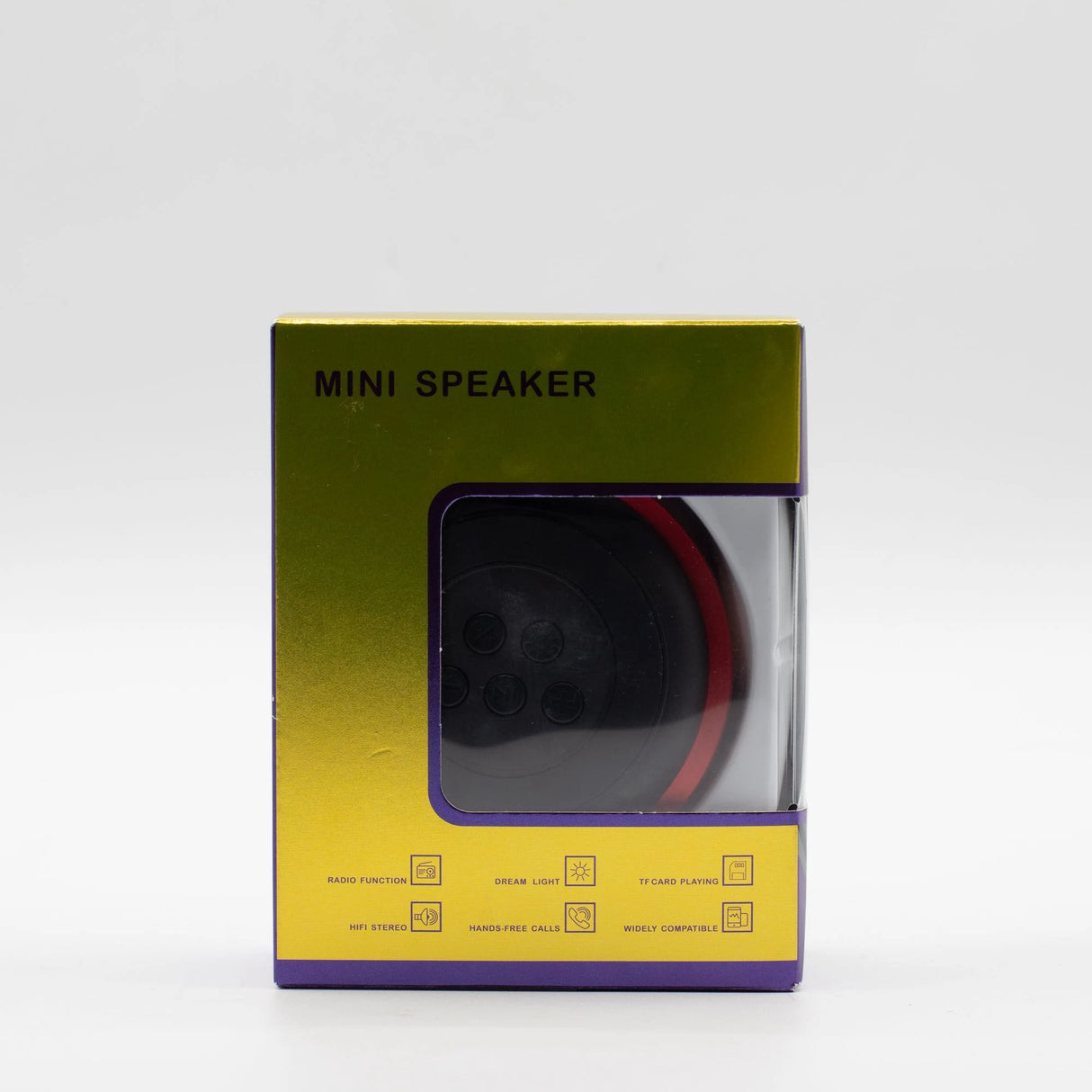 Red Mandala Lighting Effect Mini Speaker