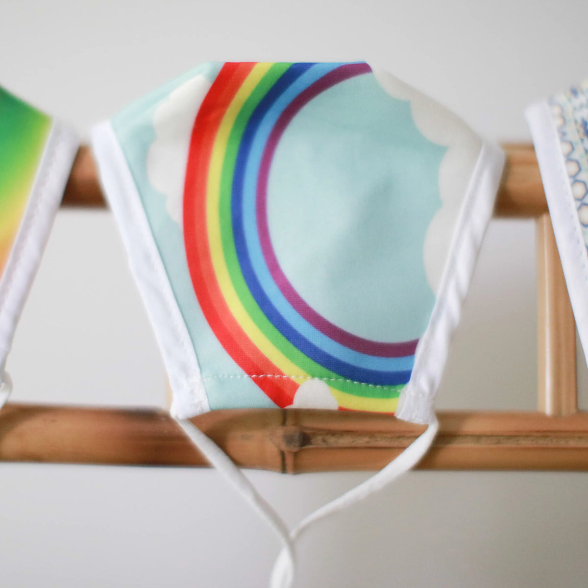Reusable Fashion Face Mask - Rainbow (Adult)
