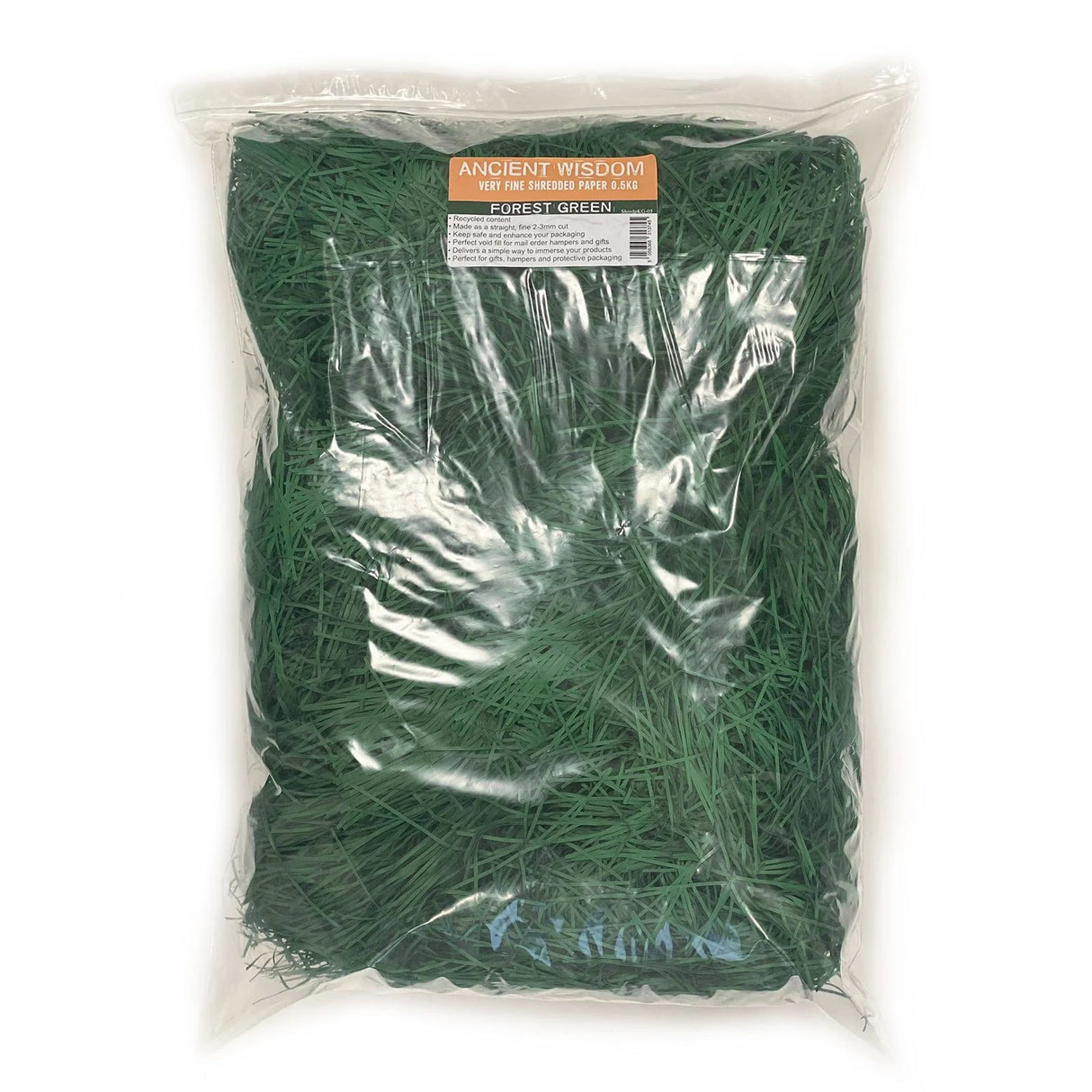 Very Fine Shredded paper - Forest Green (0.5KG)