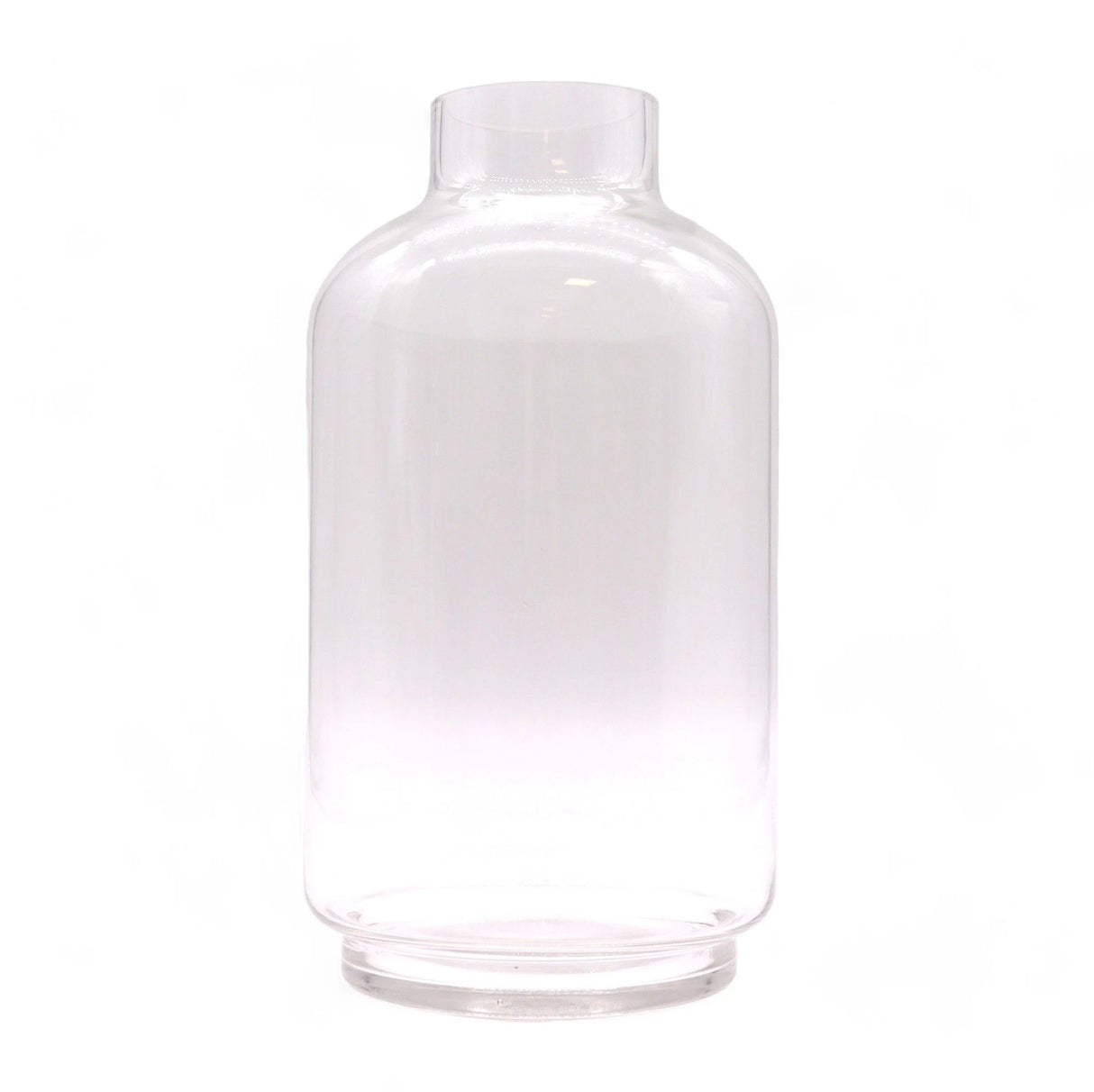 Large Ball Top Terrarium on Dark Tung Wood