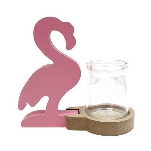 Hydroponic Home Dcor - Pink Flamingo Pot