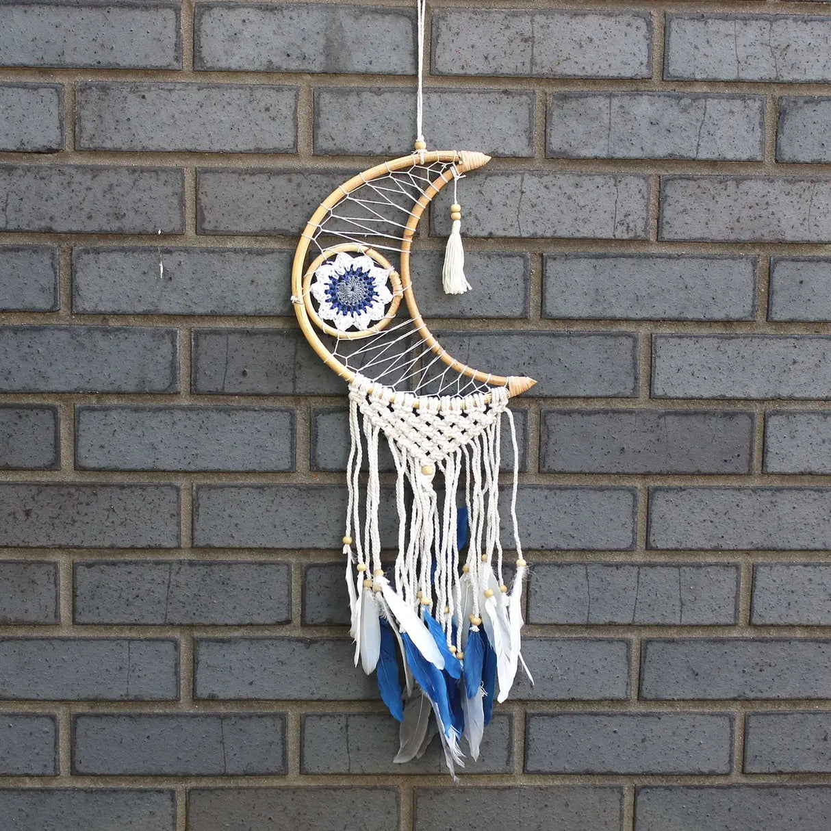 Protection Dream Catcher - Macrame Moon