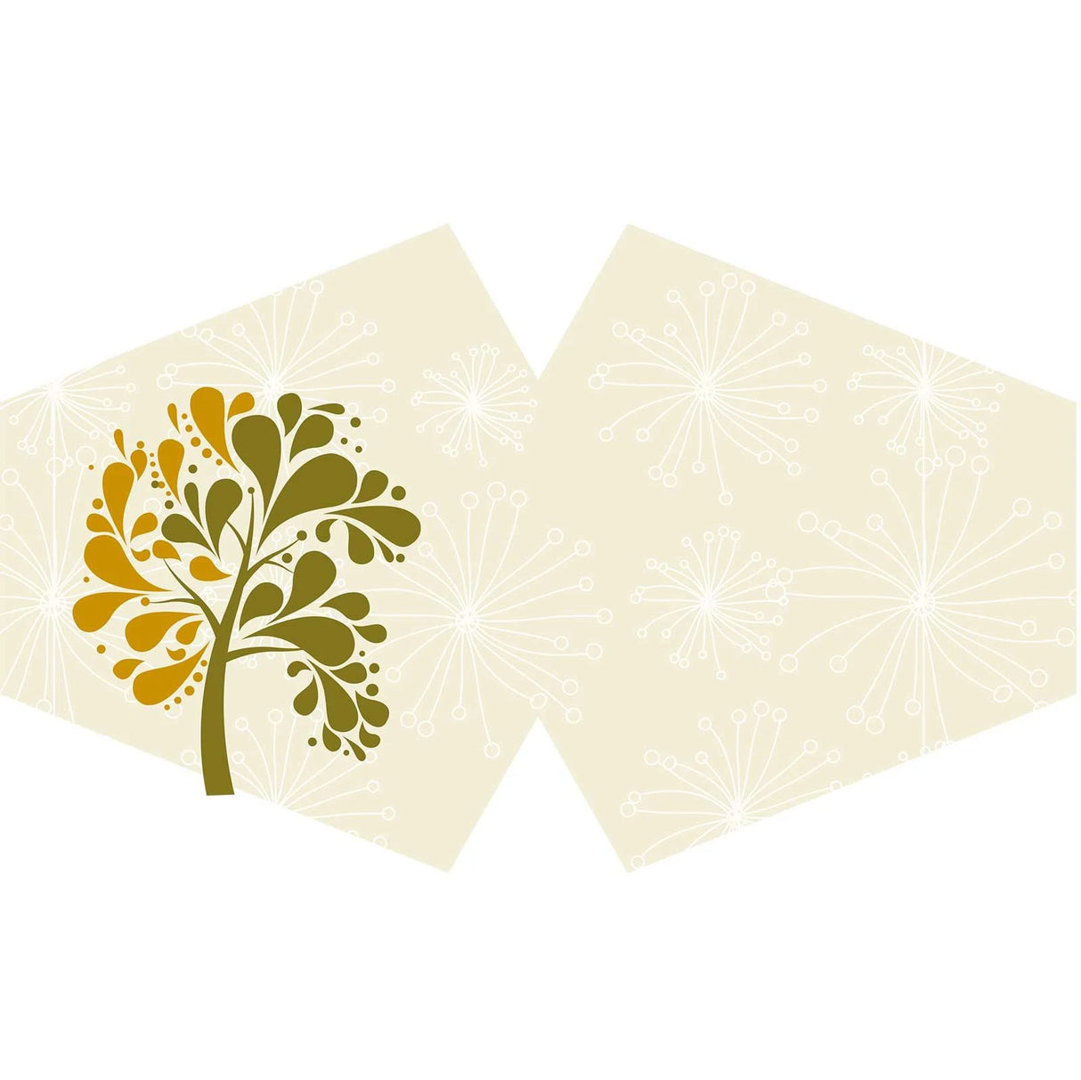 Reusable Fashion Face Covering - Golden Tree (Adult)