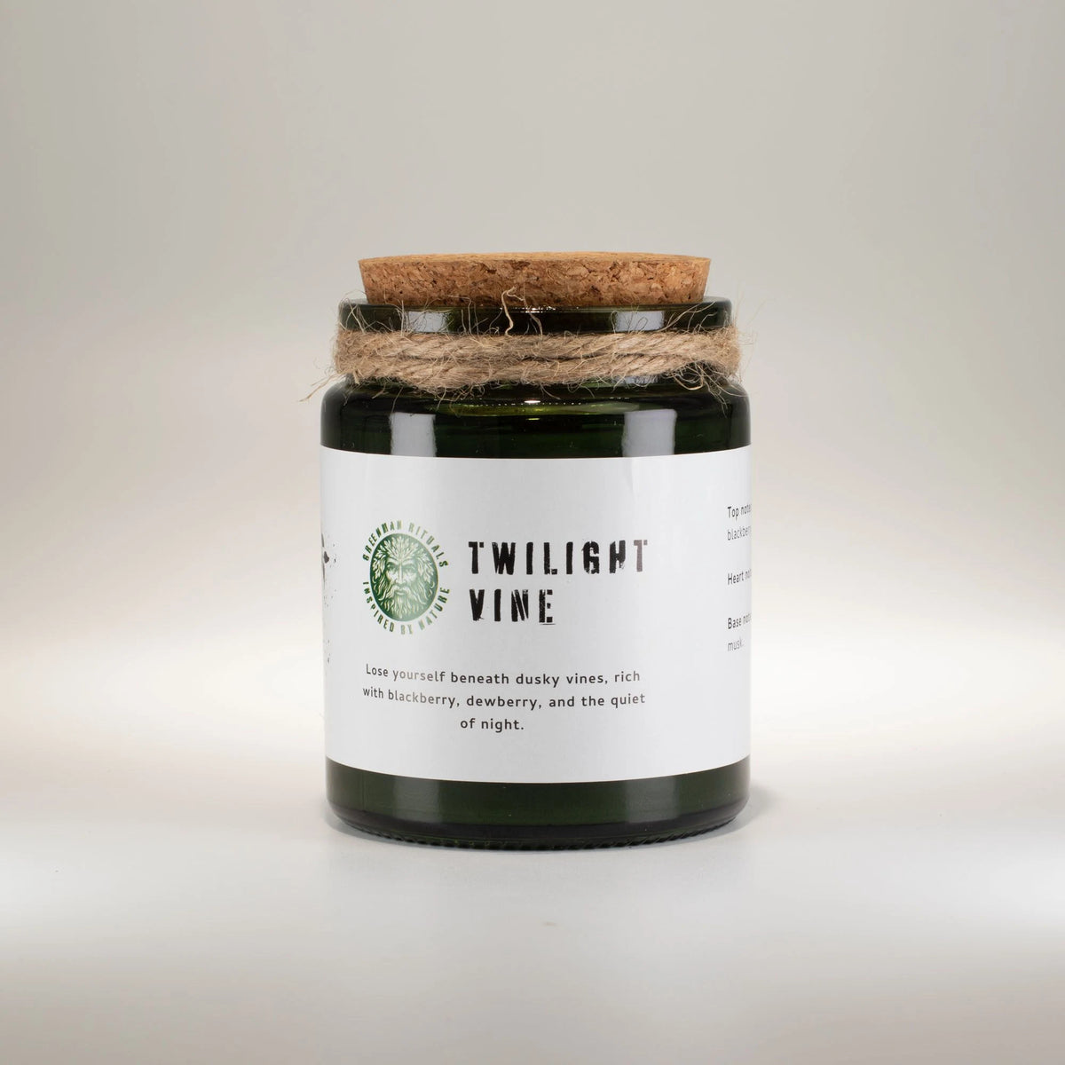 Greenman Woodwick Soy Candle - Twilight Vine