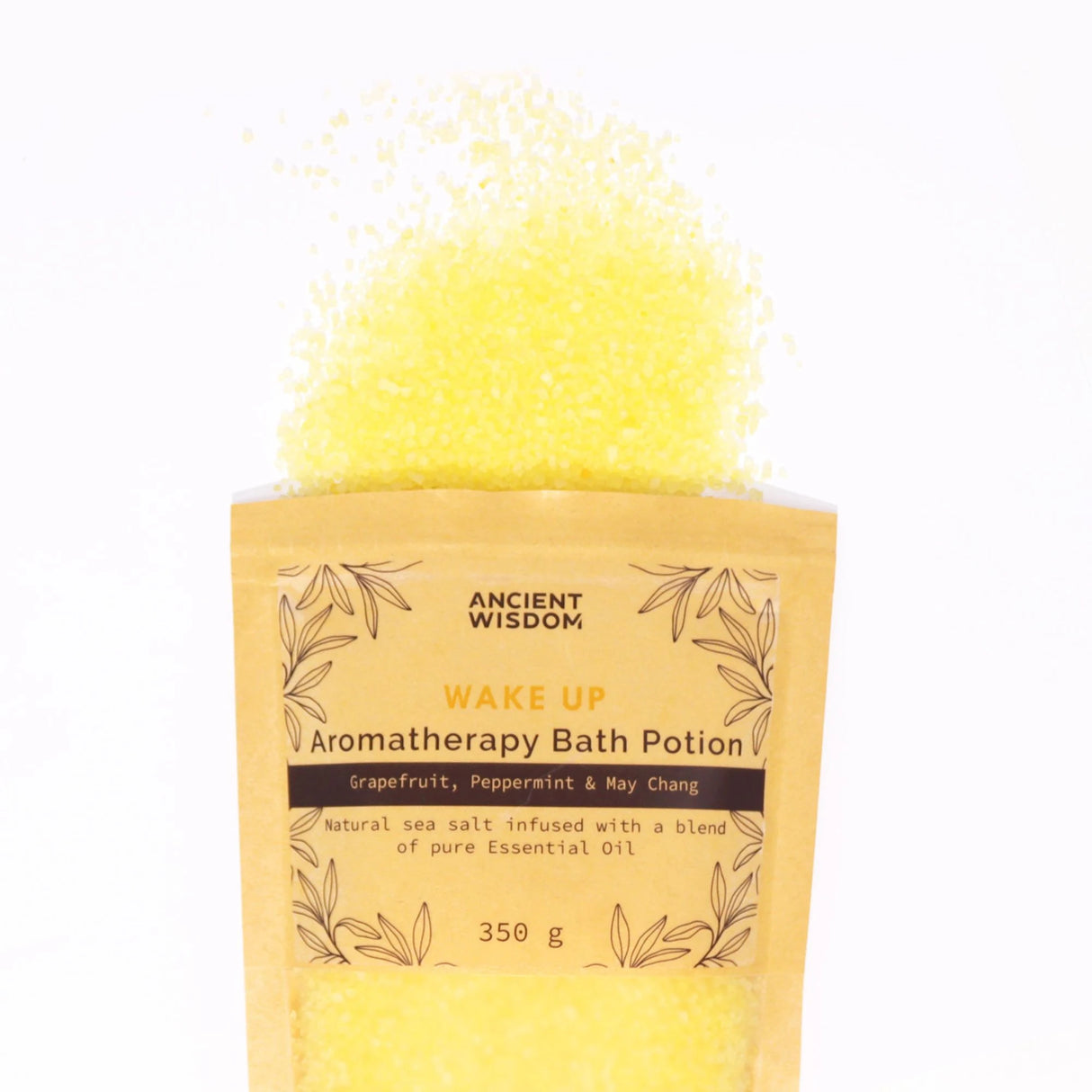 Aromatherapy Bath Potion in Kraft Bag 350g - Wake Up