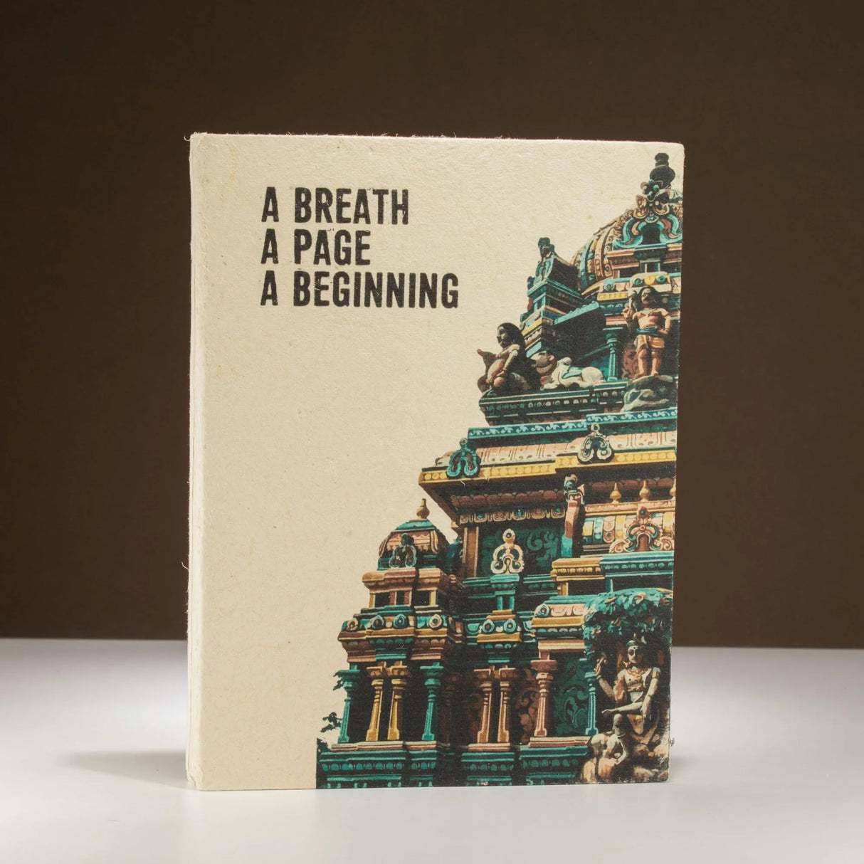 Lokta Inspiration Notebook A Breath Large (21x15cm) 45 Leaves Includes Bookmark