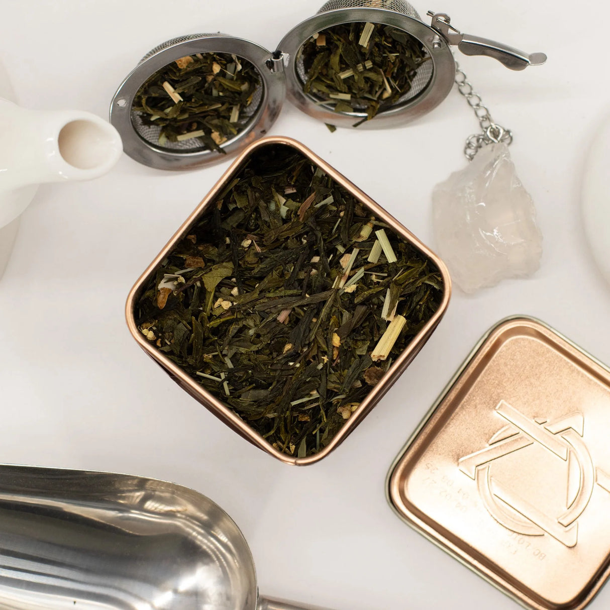 50g Classic Green Tea with Lemon and Ginger
