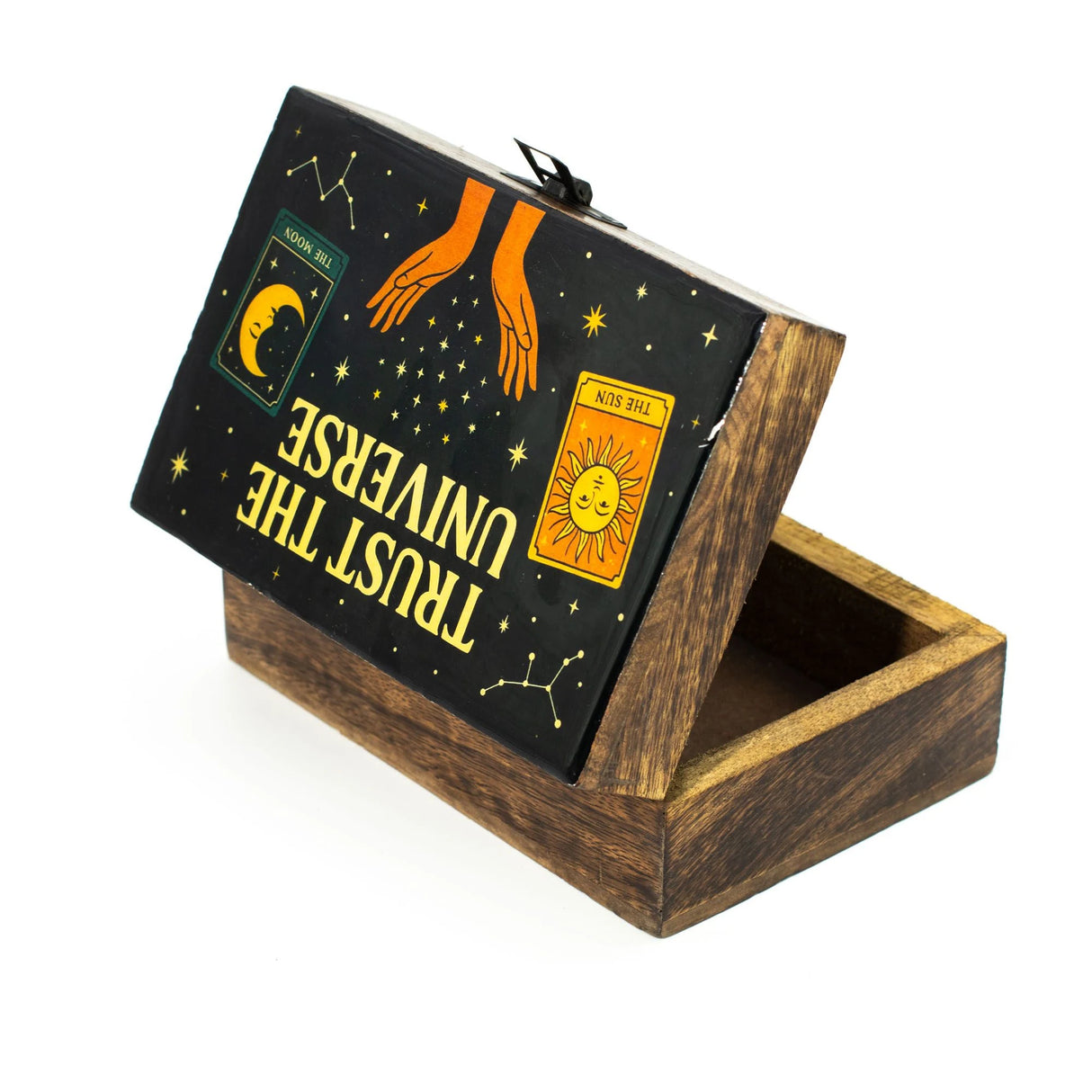 Medium Enamelled Box - Trust the Universe