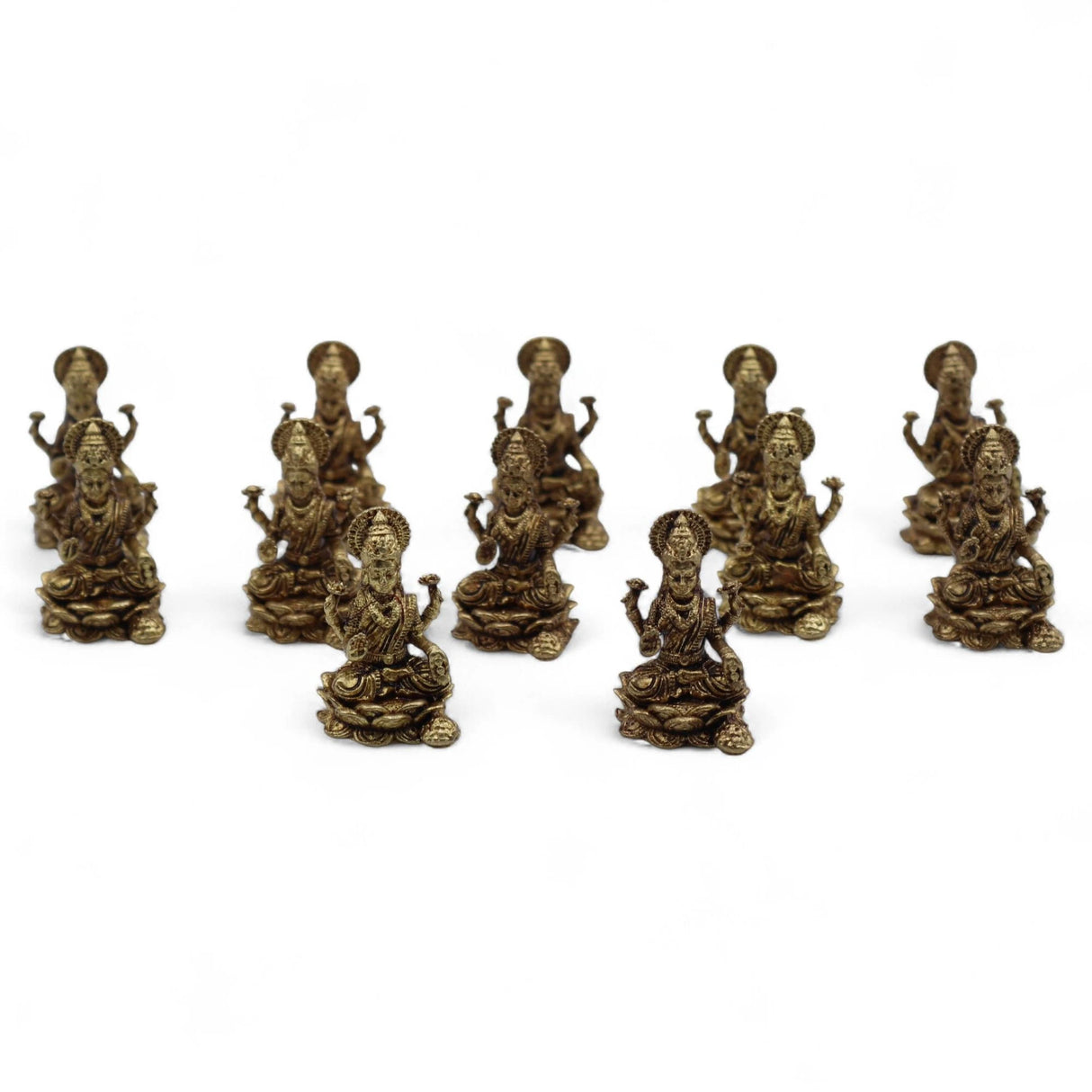 Brass Miniature Gods - Laxmi (11gms) - 30mm