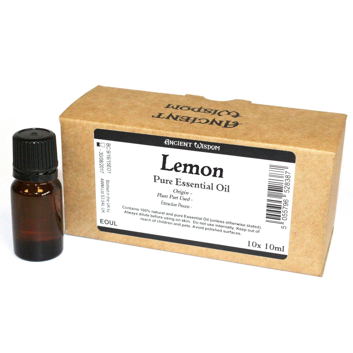 10ml Lemon Essential Oil Unbranded Label