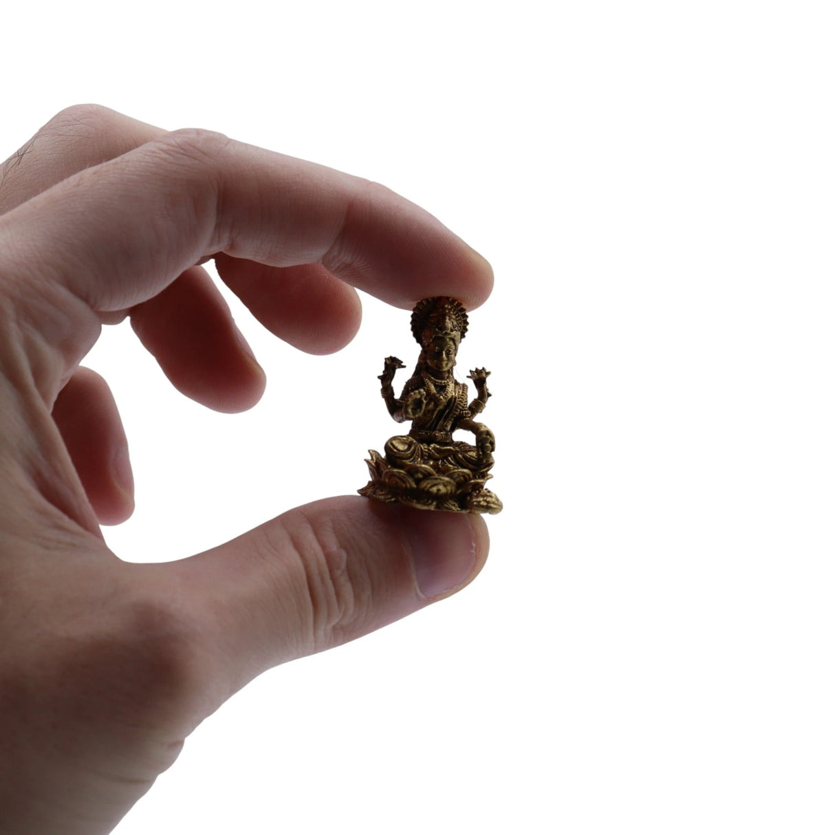Brass Miniature Gods - Laxmi (11gms) - 30mm