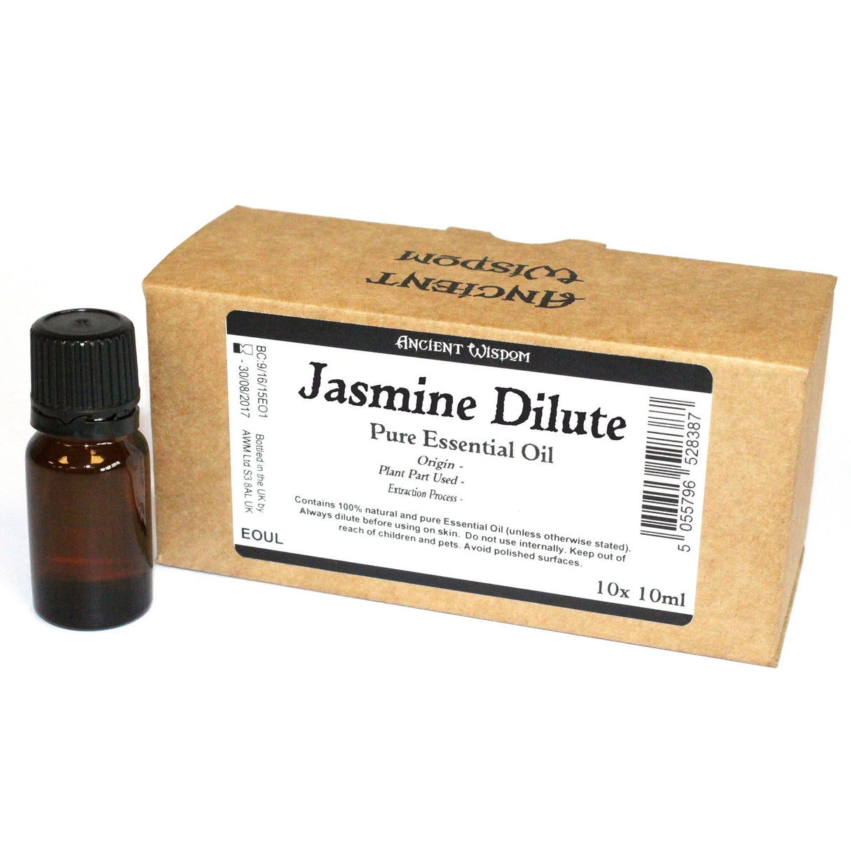 10ml Jasmine Dilute Essential Oil Unbranded Label