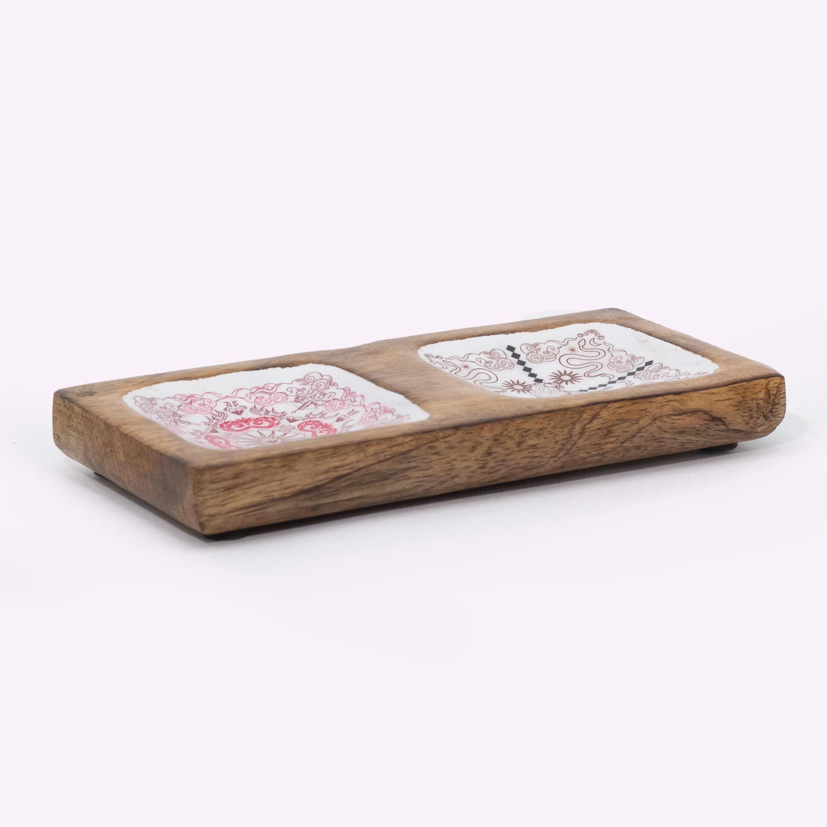 Hop Hare Enameled Double Trinket Tray - Cupid & Lion