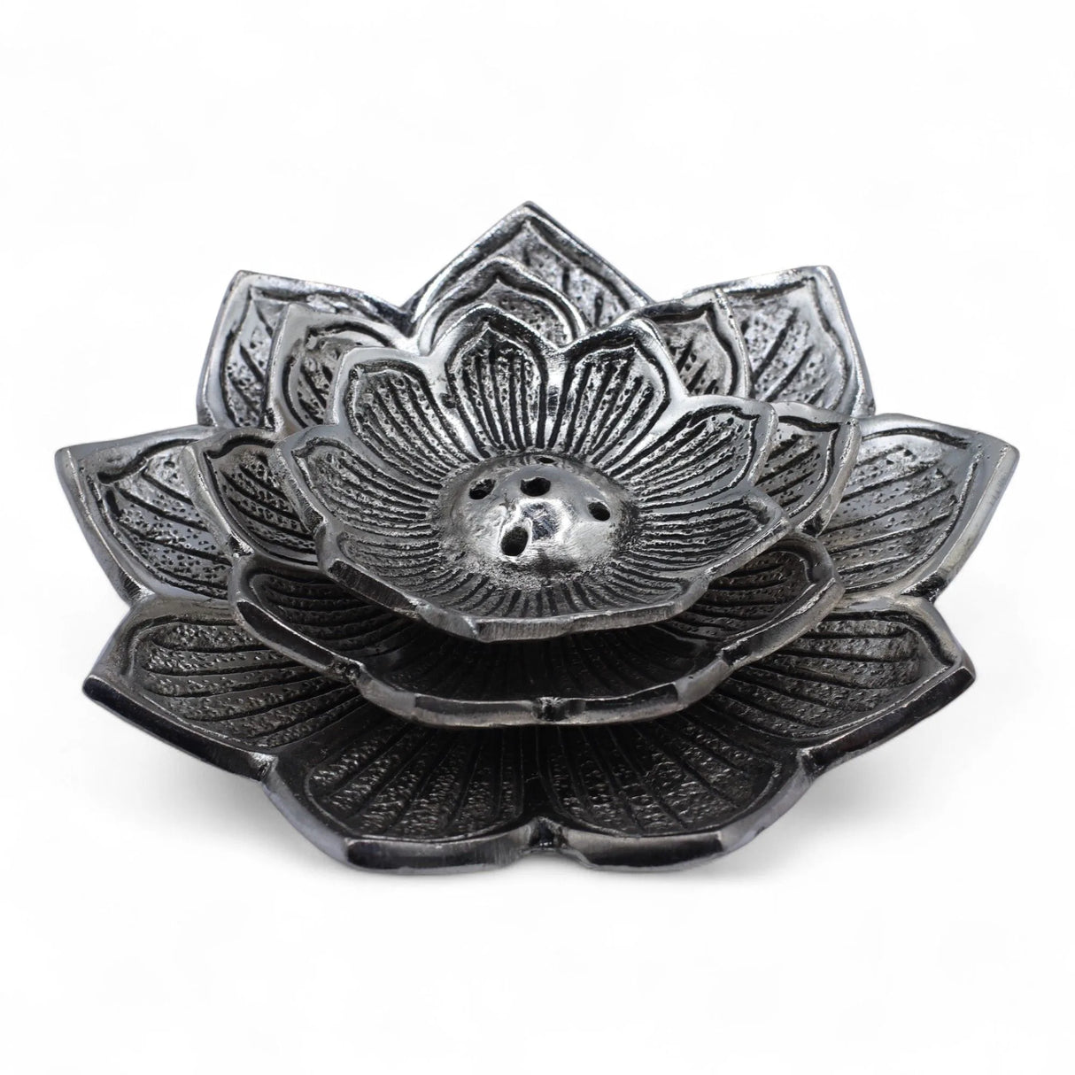 Tri-Flower Lotus Flower Incense Holder