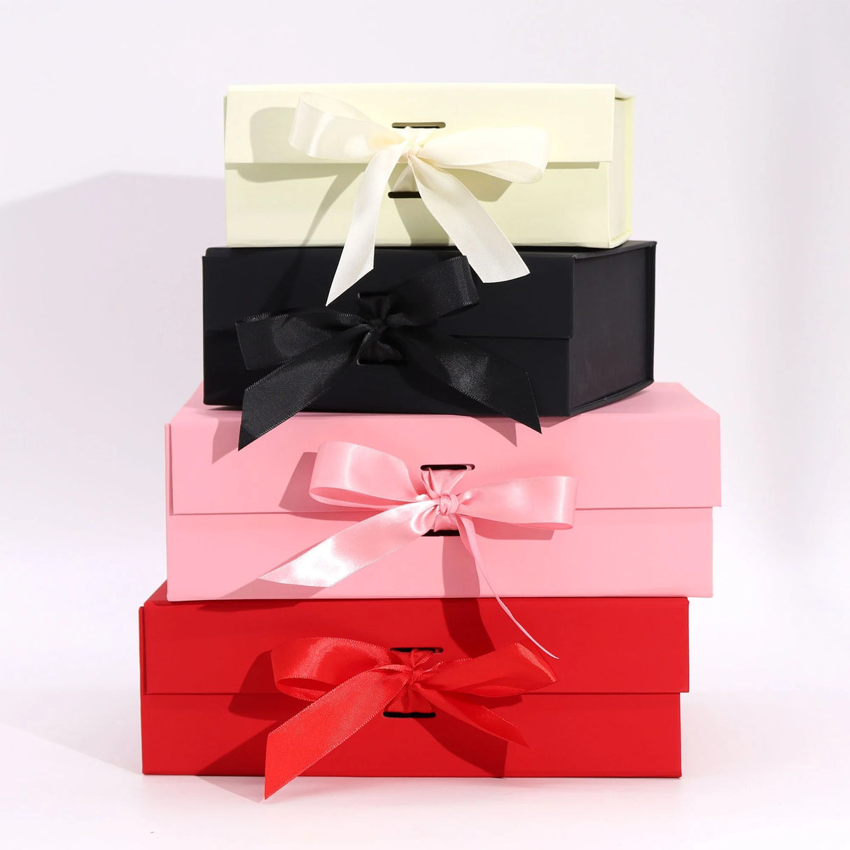 Flat Pack Gift Box - Large (28.2x20.2x9.2cm) - Ivory