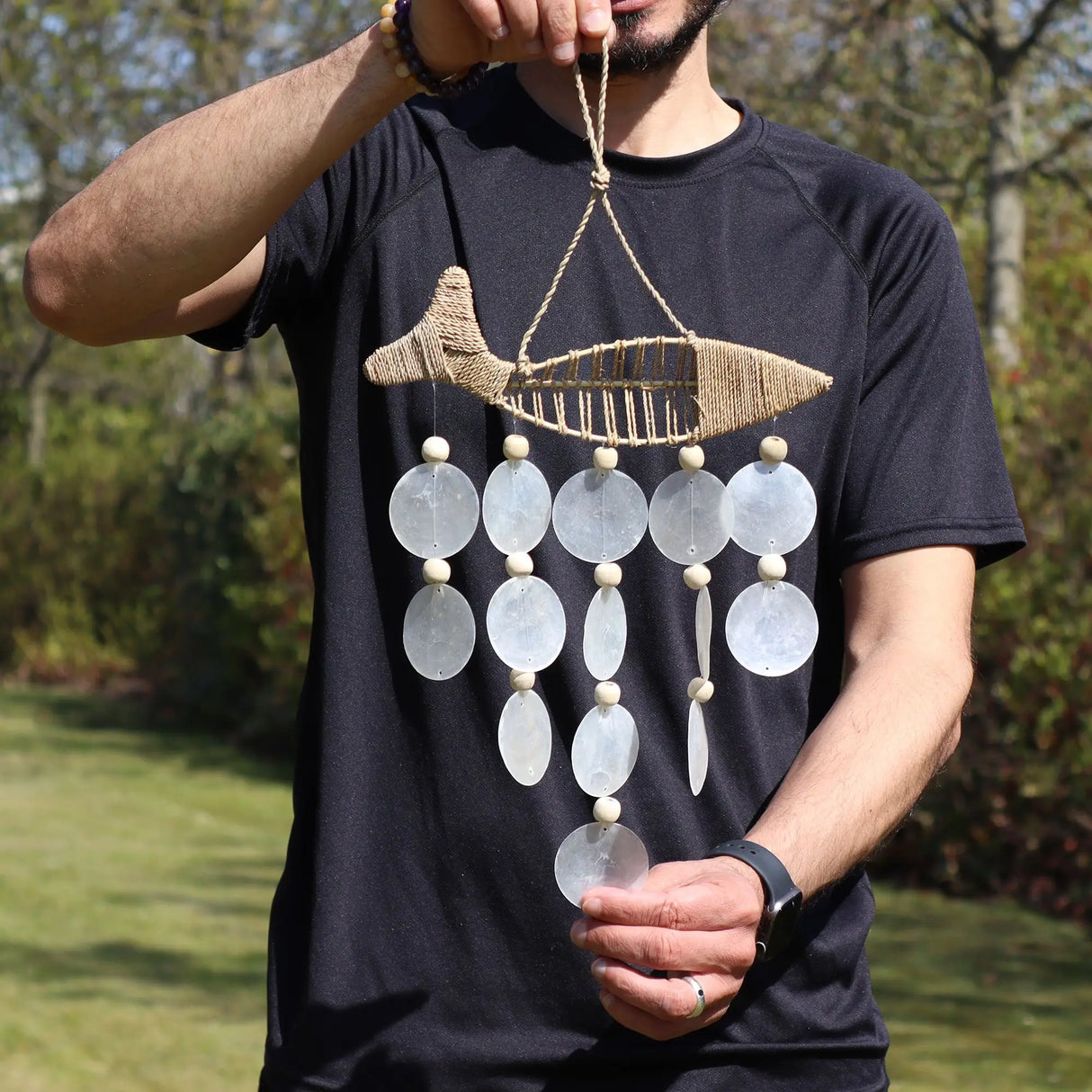 String Fish and Natural Copis Drop