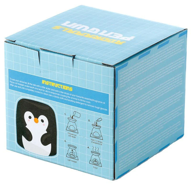 Penguin Shaped Ceramic Oil Burner