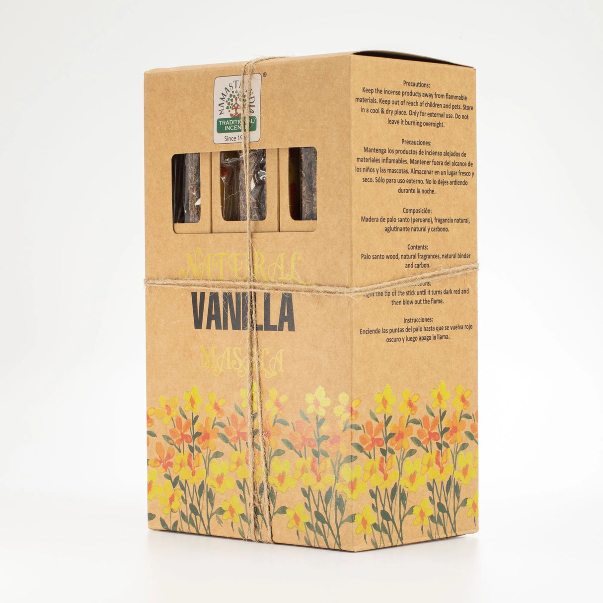Natural Botanical Masala Incense - Vanilla