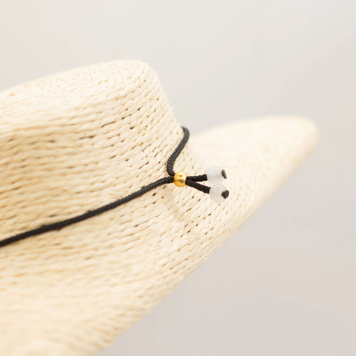 Cord Necklace Gemstone Pendant - Howlite Teardrop