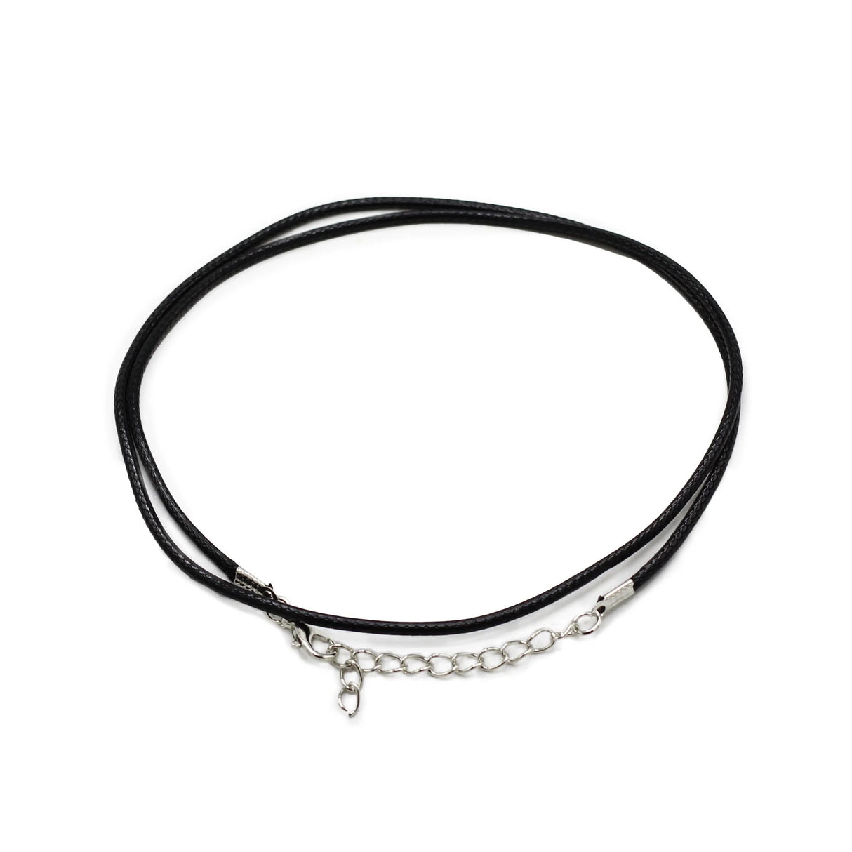 Waxed Pendant Cord - 2mm x 55cm - Black 101
