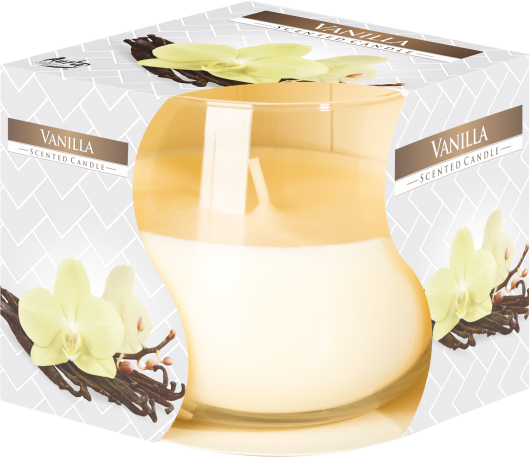 Scented Glass Jar Candle - Vanilla