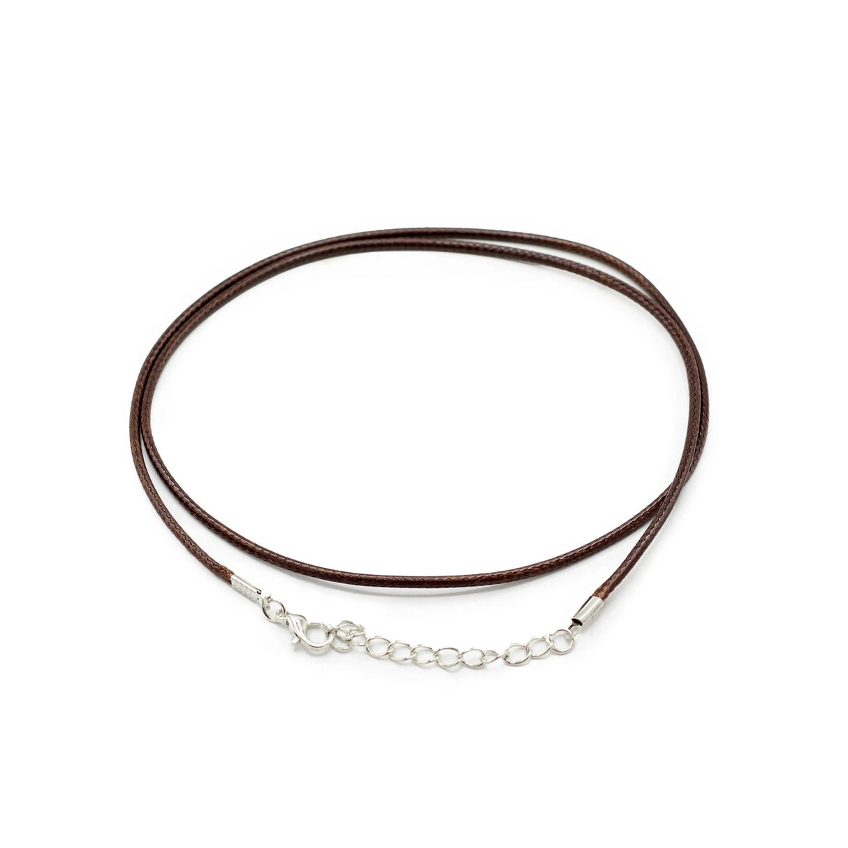 Waxed Pendant Cord - 2mm x 55cm - Dark Brown 112
