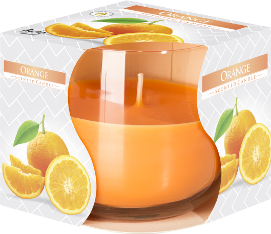Scented Glass Jar Candle - Orange