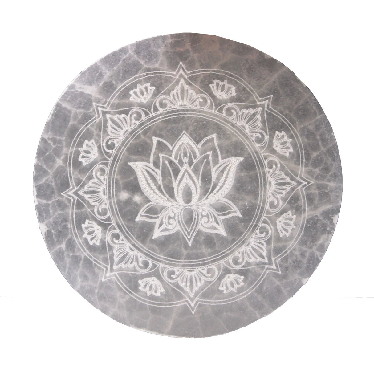 Medium Charging Plate 10cm - Lotus Mandala