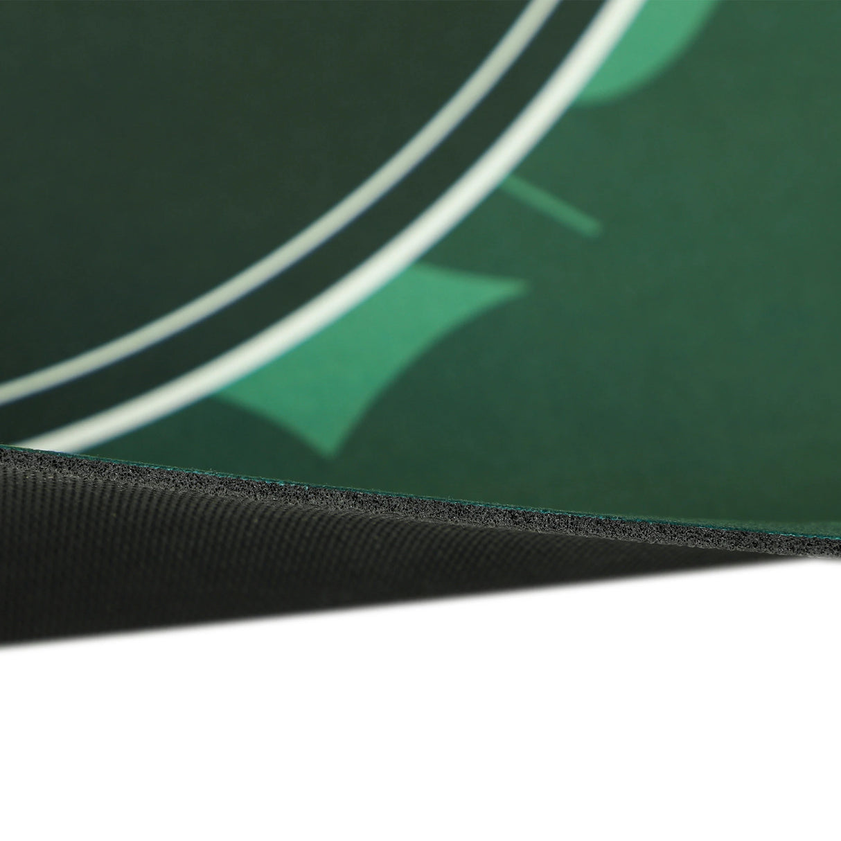SPORTNOW Professional Poker Mat, 12-Player Water-resistant Poker Table with Felt Surface, Carry Bag, Green