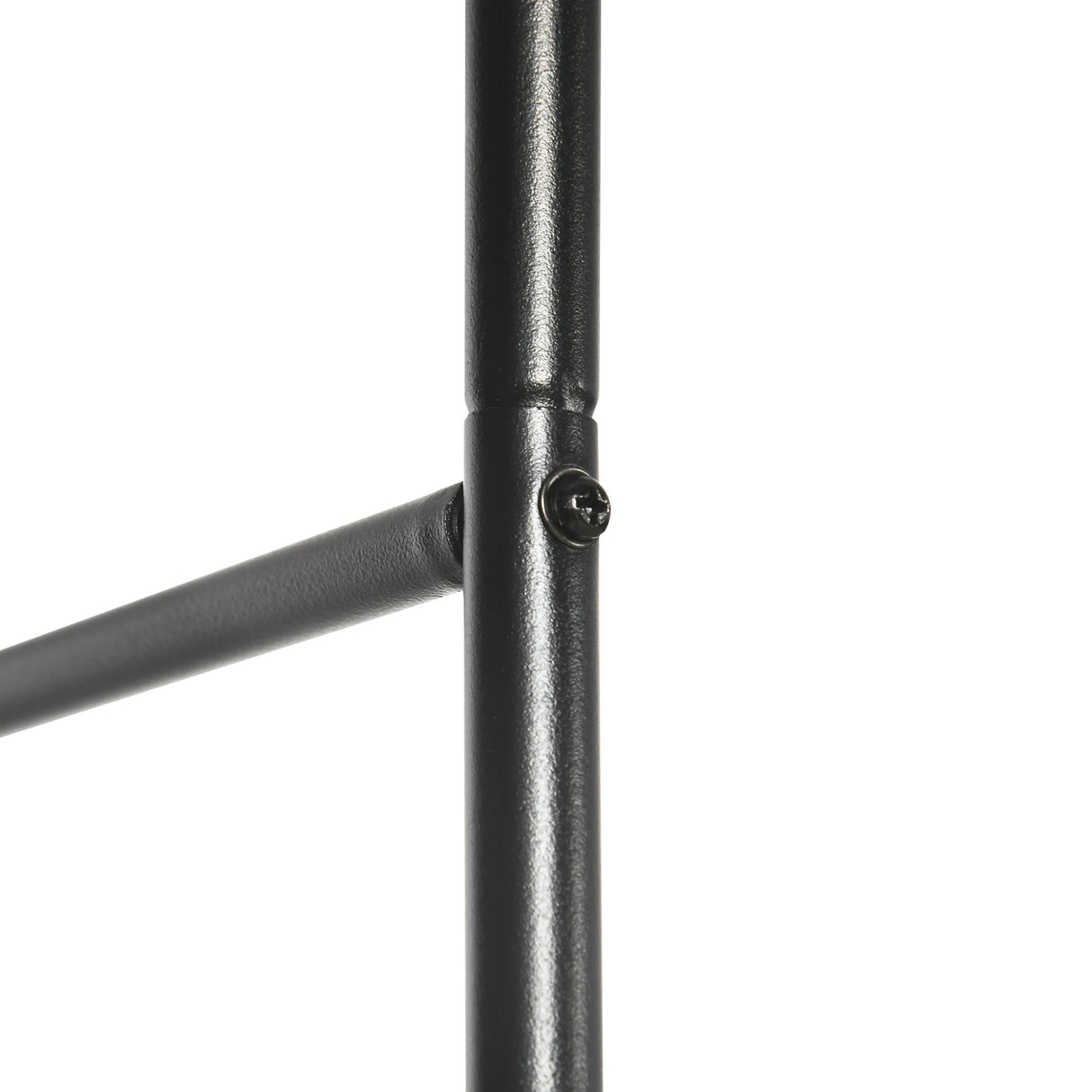 Outsunny Outdoor Garden Arch, Metal Garden Arbor for Climbing Plants, Roses, Vines, Wedding Arch for Outdoor, 140L x 40W x 240H cm, Black