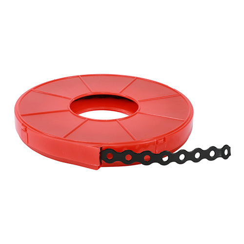 TIMCO Coloured Fixing Band Black - 12mm x 10m