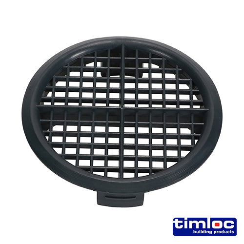 10 x Timloc Push-in Soffit Vent Grey - 70.0