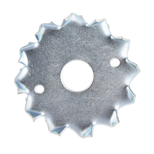 6 x TIMCO Double Sided Timber Connectors Galvanised - 50mm / M12