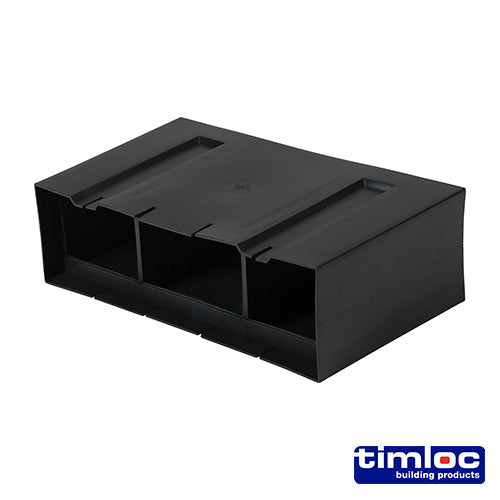 20 x Timloc Underfloor Vent Horizontal Front Extension - + 115mm