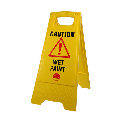 TIMCO Caution Wet Paint A-Frame Safety Sign - 610 x 300 x 30