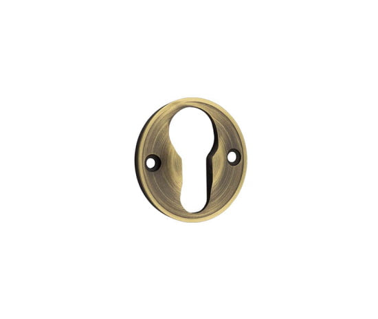 Burlington 40mm Euro Profile Escutcheon 40MM Antique Brass
