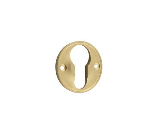 Burlington 40mm Euro Profile Escutcheon 40MM Satin Brass