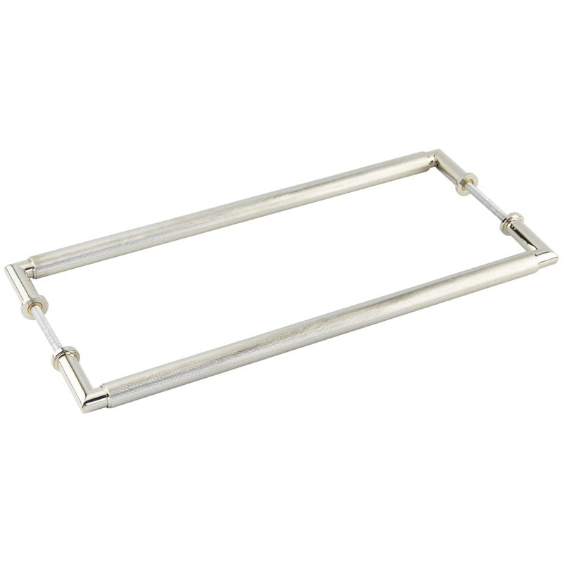 Burlington Piccadilly Pull Handles 425 X 20mm Back to Back Polished Nickel