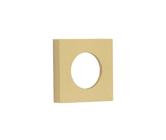 Burlington Square Plain Outer Rose Satin Brass